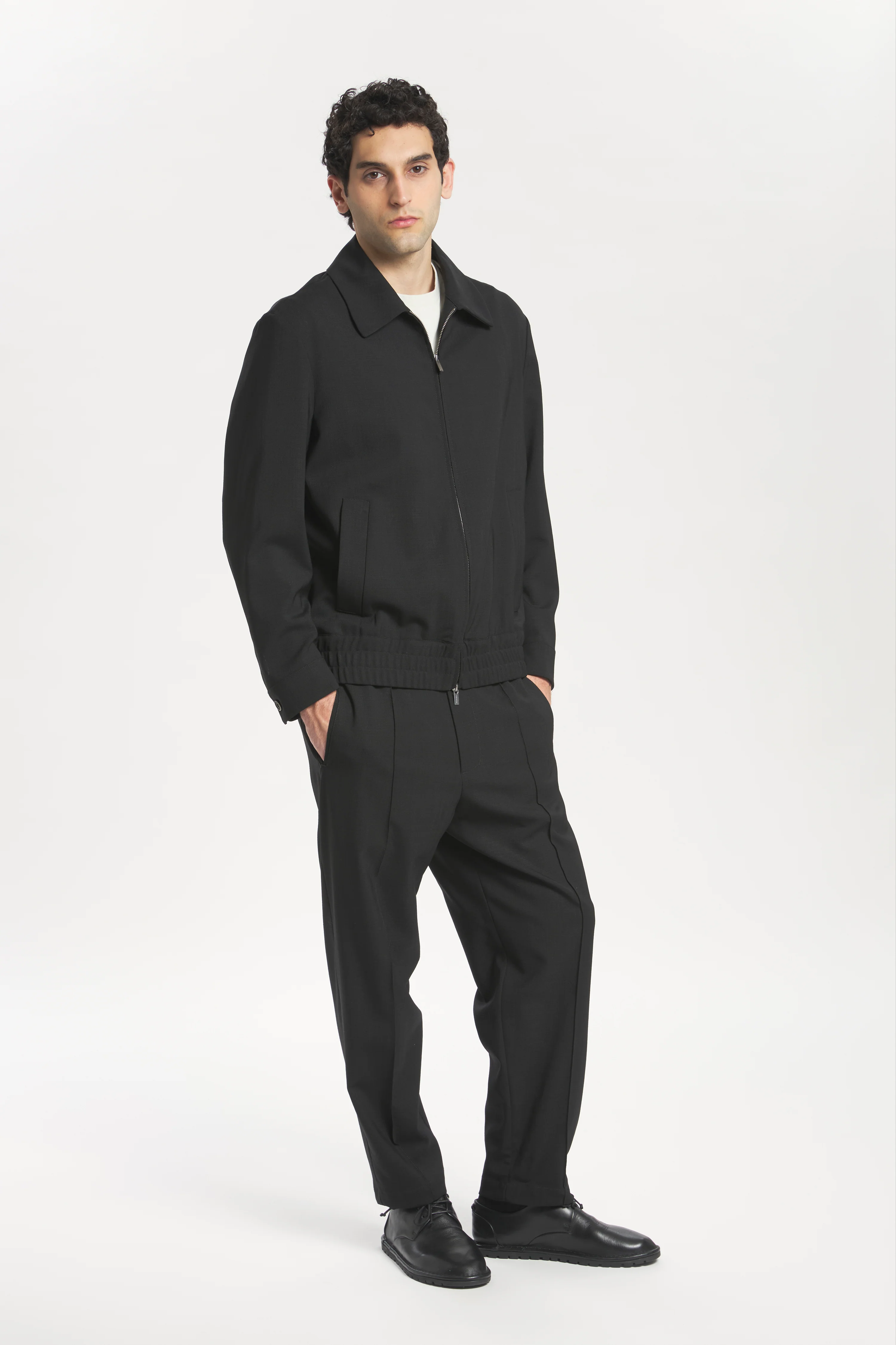 Coat Tibio Grana Nero - Image 3