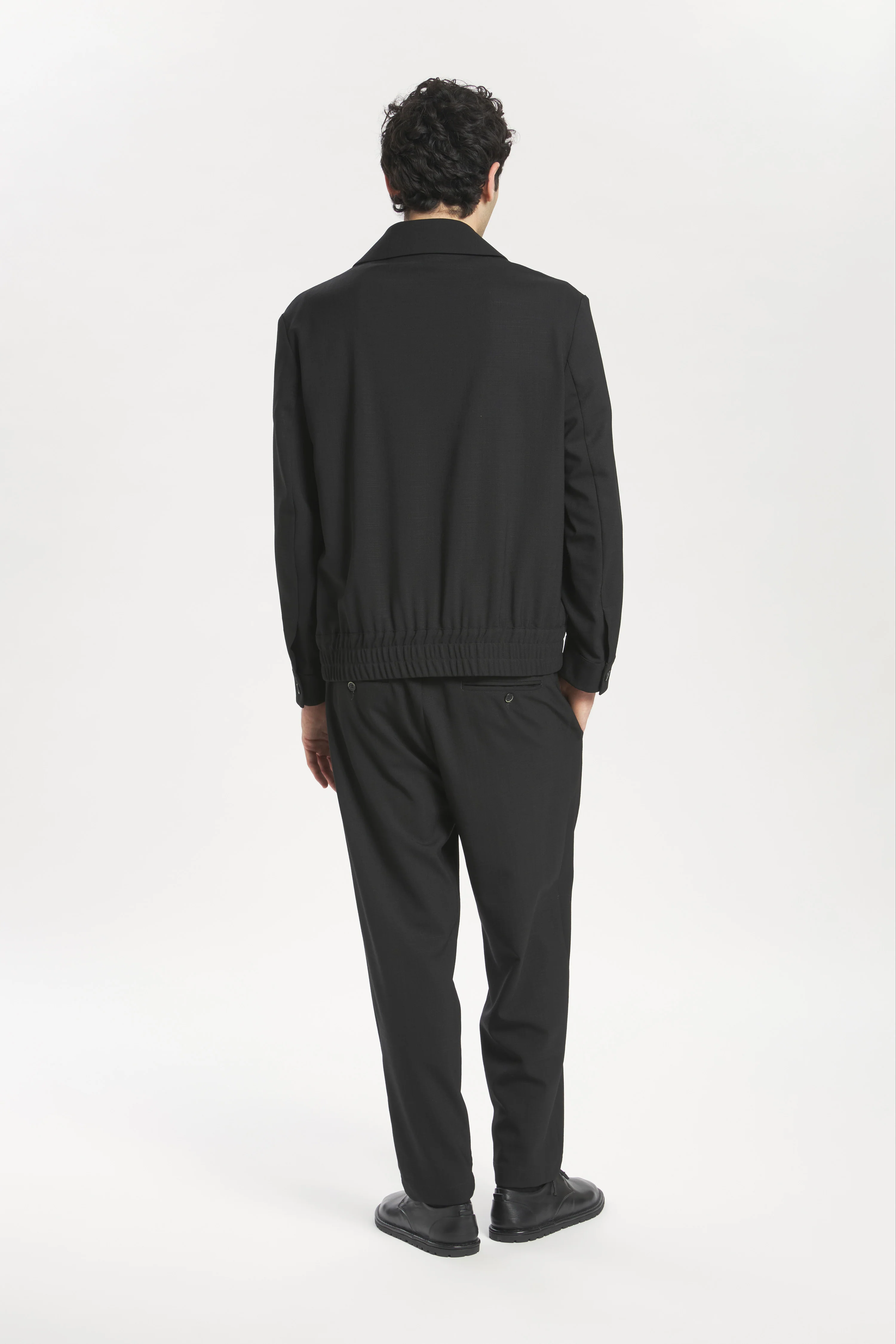 Coat Tibio Grana Nero - Image 4