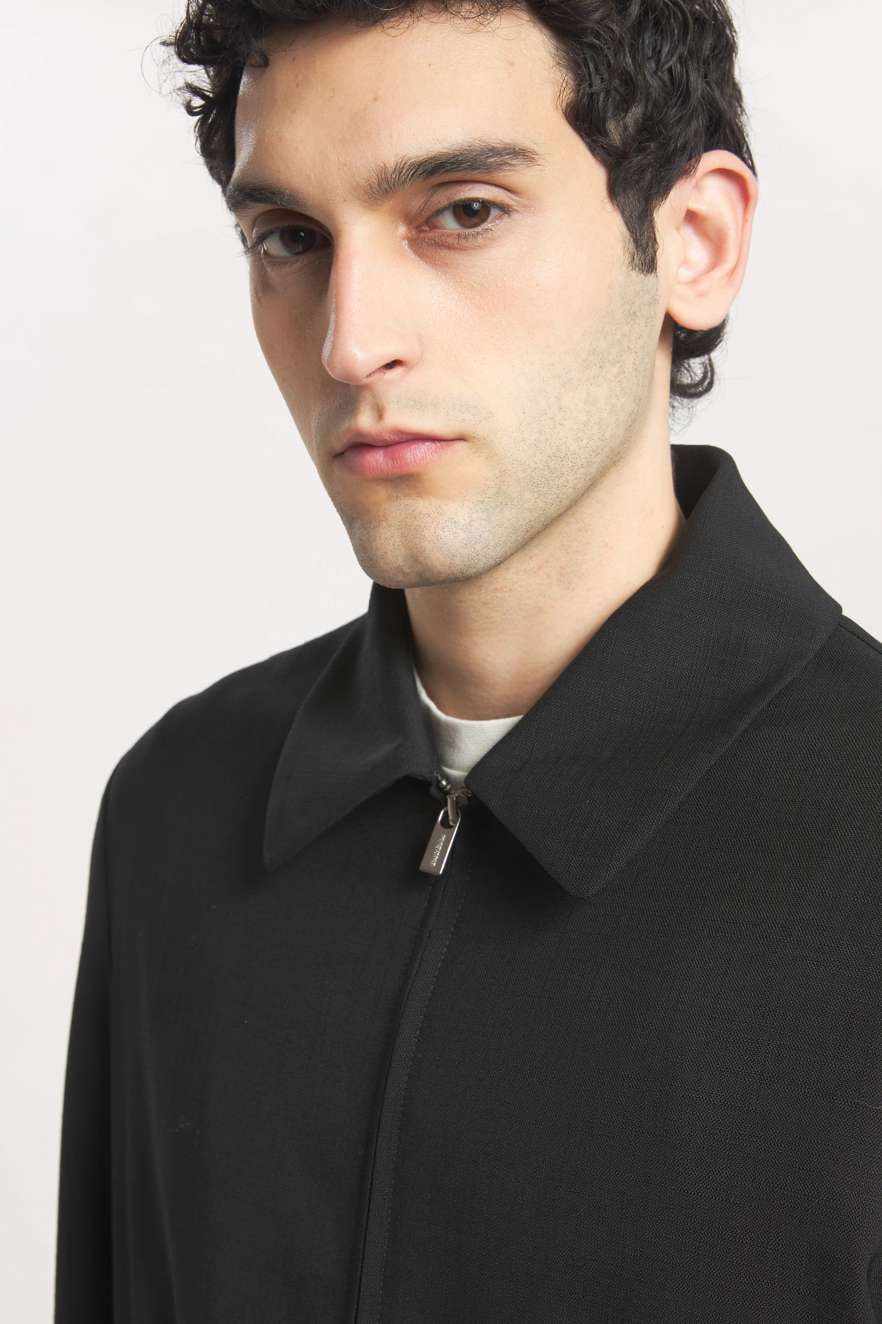 Coat Tibio Grana Nero - Image 6