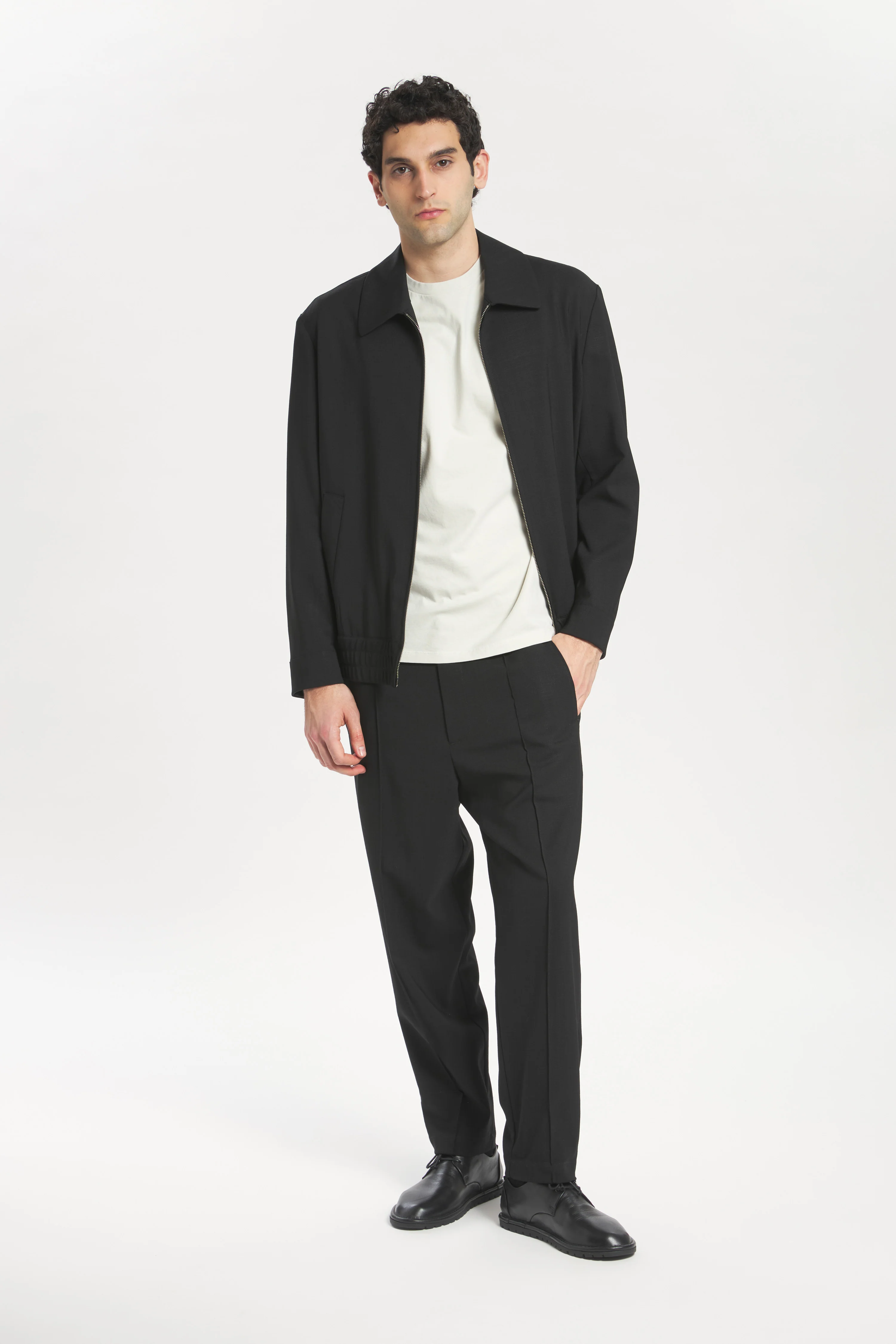 Coat Tibio Grana Nero - Image 7