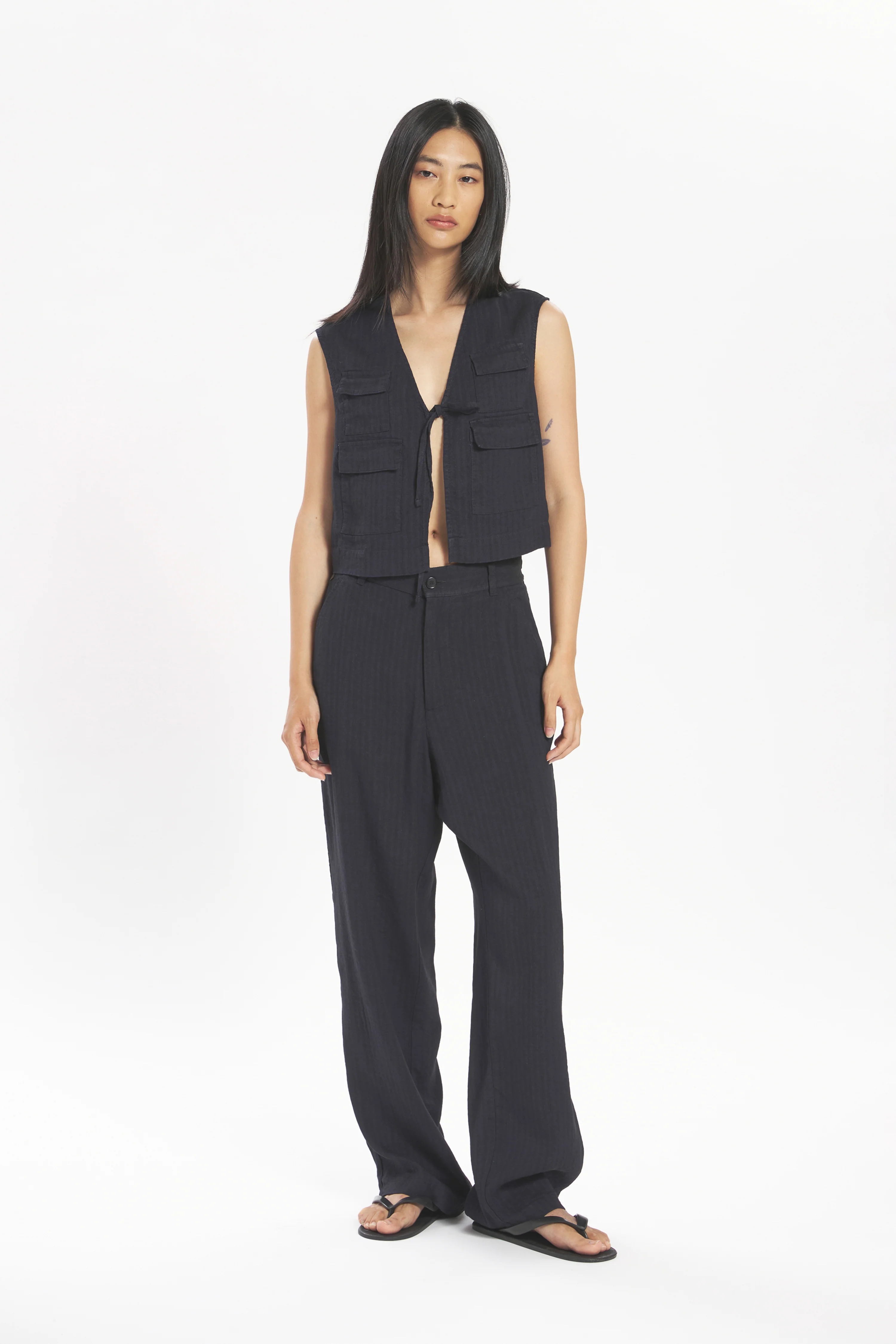 Trousers Ida Lisca  Navy